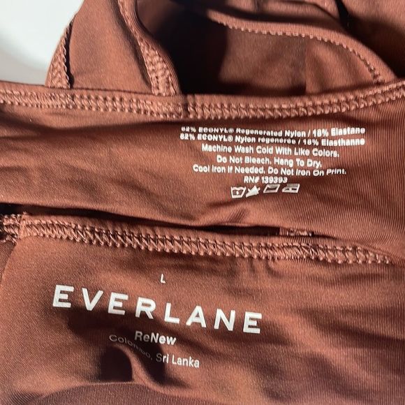 Everlane The Triangle Bikini Top Brown Size Large - Picture 5 of 8